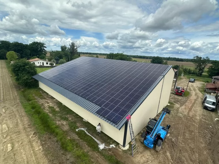 Pose de panneaux solaires à Mont-de-Marsan, Bordeaux, SUNALYA